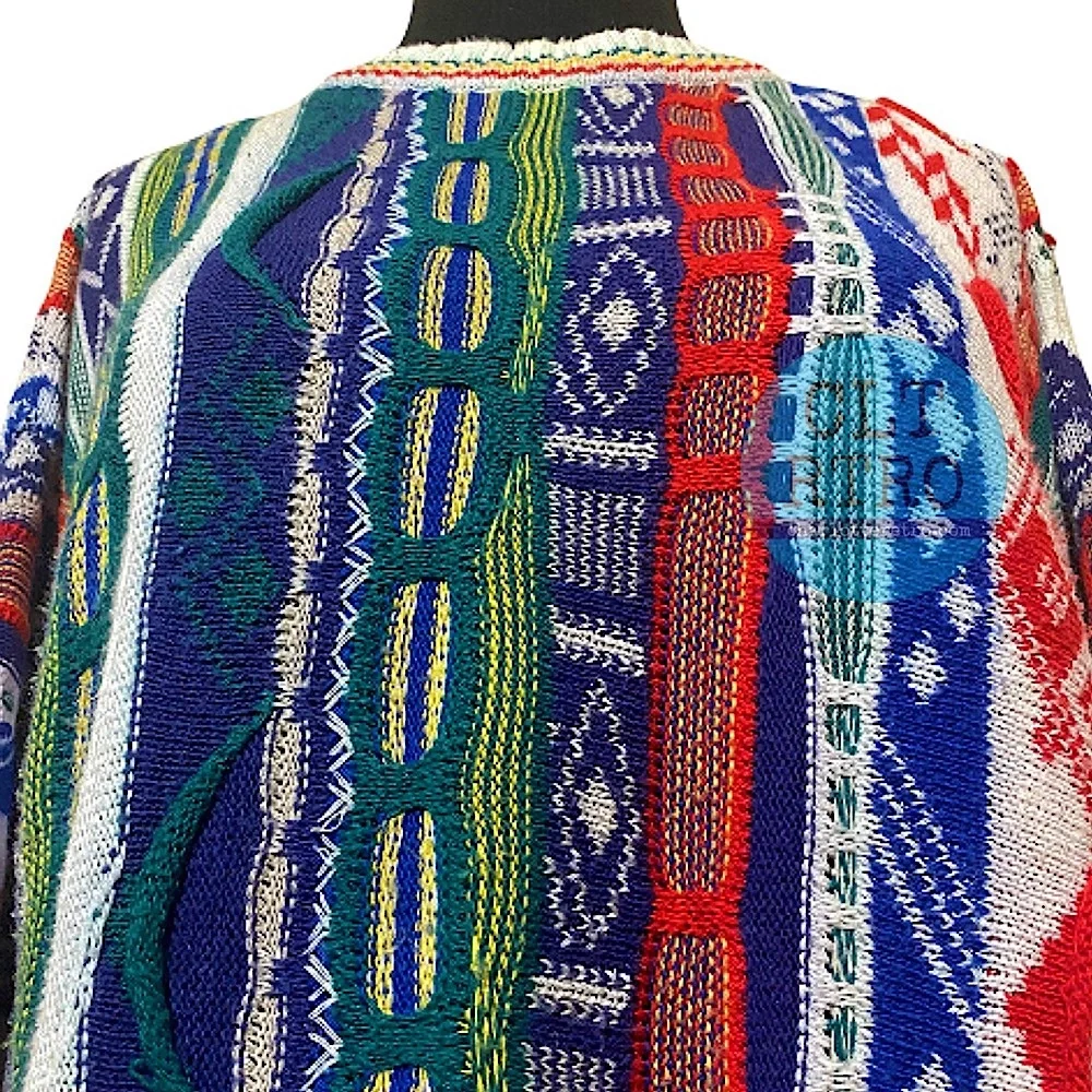 vtg Florence Tricot 3D knit Sweater
